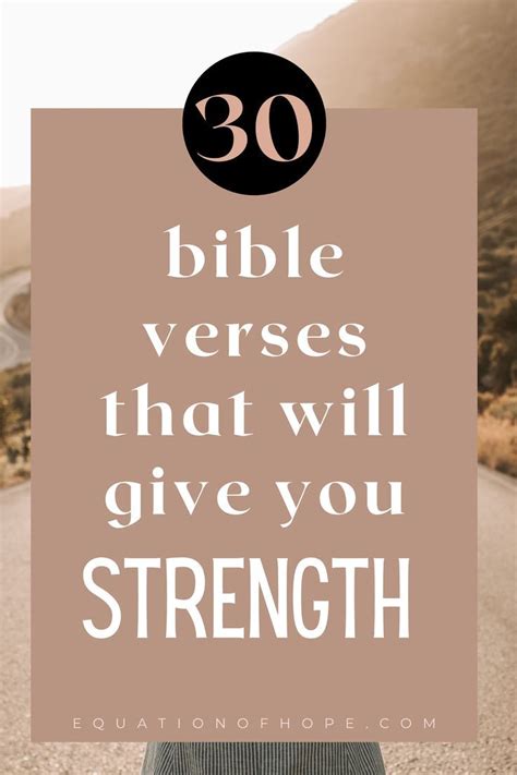 30 Bible Verses That Will Give You Strength Artofit