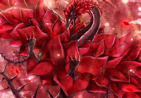 Rose Dragon Wallpapers Top Free Rose Dragon Backgrounds Wallpaperaccess
