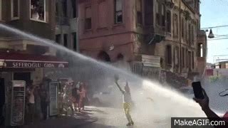 Turkish Police Use Water Cannon To Disperse Gay Pride Parade On Make A Gif