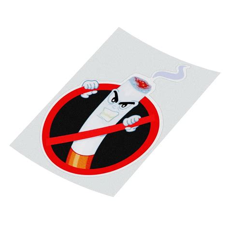 No Smoking Warning Interior Accessories Funny Car Stickers Car Styling