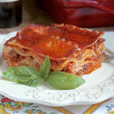 Lasagna Traditional Italian Recipe Easy Step By Step Directions