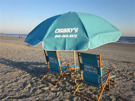 Chunkys Chairs And Umbrellas Beach Chair And Umbrella Rentals Isle