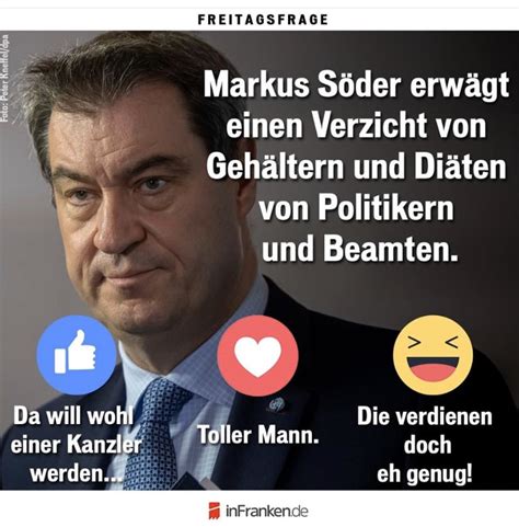 The european soccer championship is a special situation, bavaria governor markus söder said, adding the games would be a pilot and test project for further professional sports in germany. Söder Memes - Markus Soder Pro Und Contra Contra Eiskalter ...