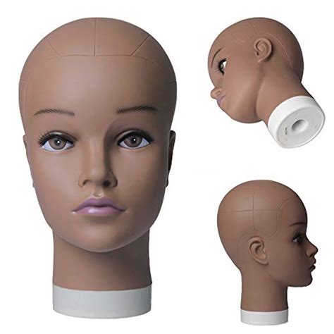 Jiayi Wig Head Bald Mannequin Head For Wigs Female Training Manikin