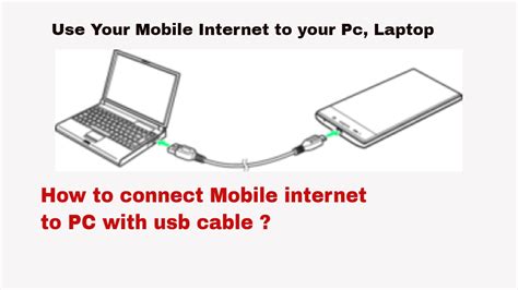 How To Connect Mobile Internet Connect To Pc ️ Youtube