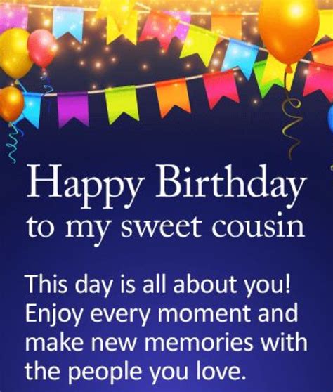 Birthday Wishes For Cousin Happy Birthday Cousin Artofit