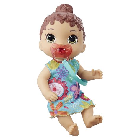 Baby Alive Baby Lil Sounds 8 Inch Doll Brown Hair Brown Eyes With