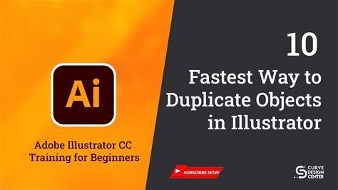 Fastest Way To Duplicate Objects In Illustrator Adobe Illustrator CC