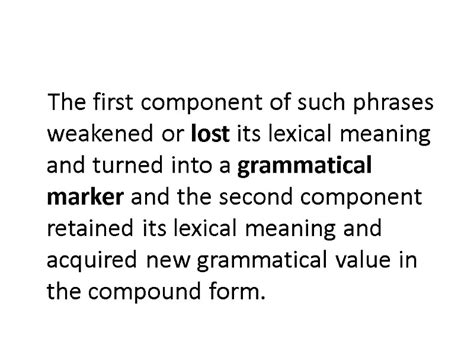 Middle English Changes In Grammar System Underwent Profound