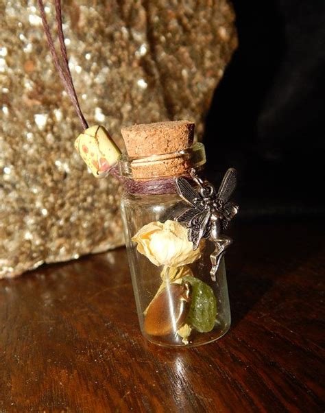 Faerie Spell Jar Witch Bottle Pendant Fairy Spell Jar Etsy Witch Bottles Jar Fairy Spells