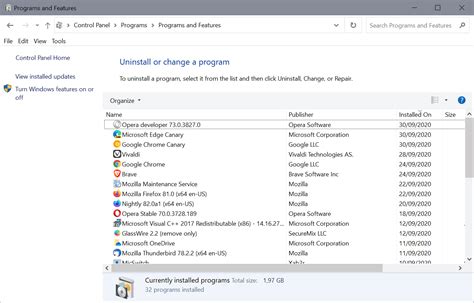 Apps & Features (Settings) is no replacement for Programs & Features (Control Panel) in Windows ...