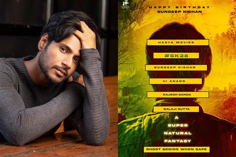 Sundeep Kishan Treats His Fans With Two Major Film Announcement On His