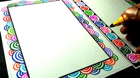 2,094 free images of border design. 2 Very easy and attractive border design for project file ...