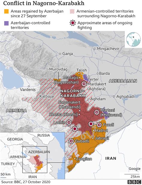 Armenia Azerbaijan Whats Behind The Nagorno Karabakh Conflict Bbc News