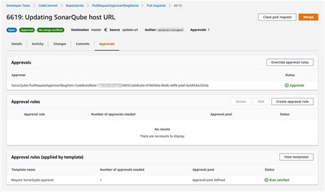 Integrating Sonarqube As A Pull Request Approver On Aws Codecommit