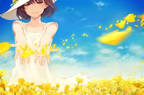 Anime Girl Summer Time Wallpapers Wallpaper Cave