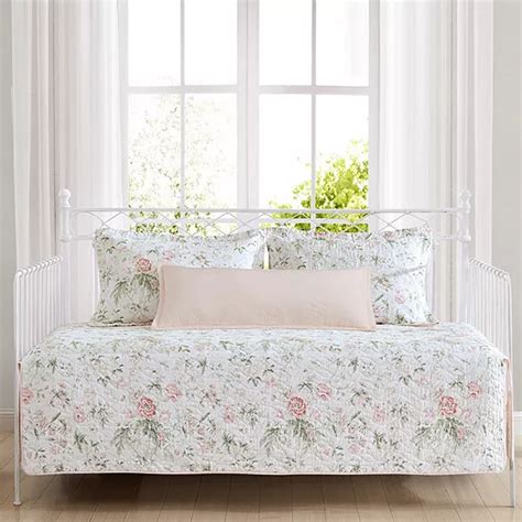 Laura Ashley Breezy Floral Daybed Cover Set Color Pink Green Jcpenney