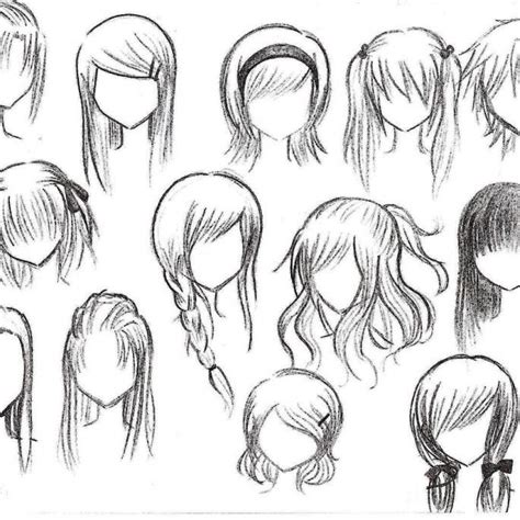 Pin Auf Anime Hairstyles