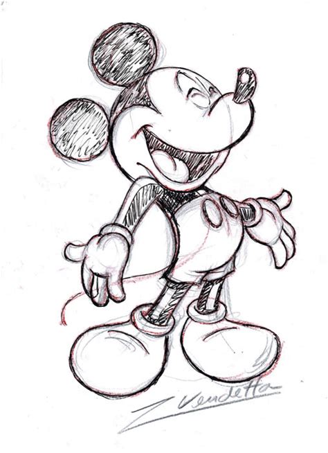 Laughing Mickey Mouse Original Sketch Z Vendetta Catawiki