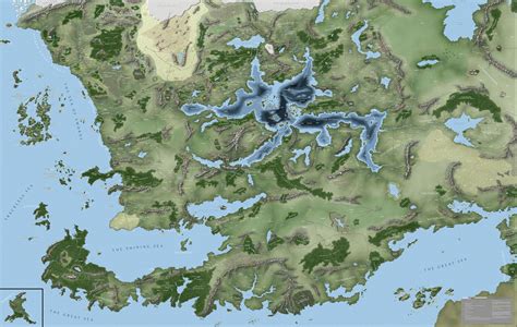 Faerun Continent Map By Alluringallusions On Deviantart
