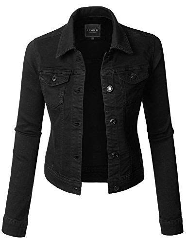 le3no womens vintage long sleeve denim jacket with pockets long sleeve denim jacket denim