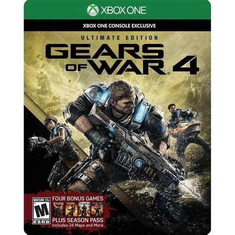 Gears Of War 4 Ultimate Edition Steelbook With Physical Disc