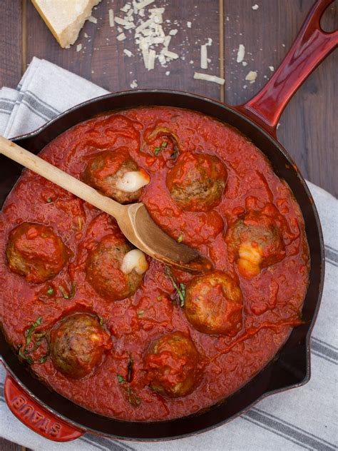 Parmesan Garlic Turkey Meatballs With Rustic Tomato Sauce Recipe