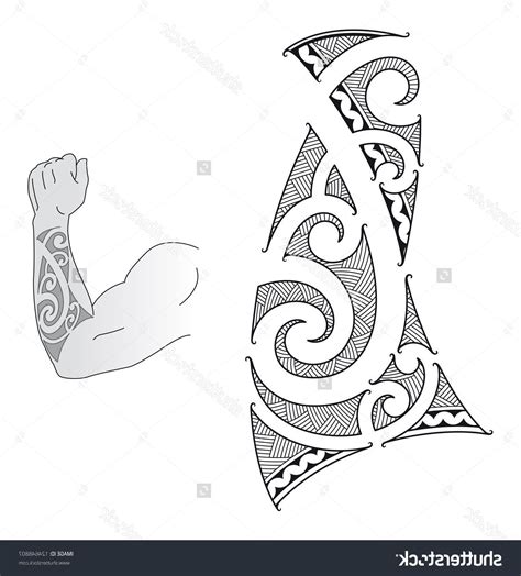 Polynesian Forearm Tattoo Designs Maori Style Tattoo Design Fit Forearm