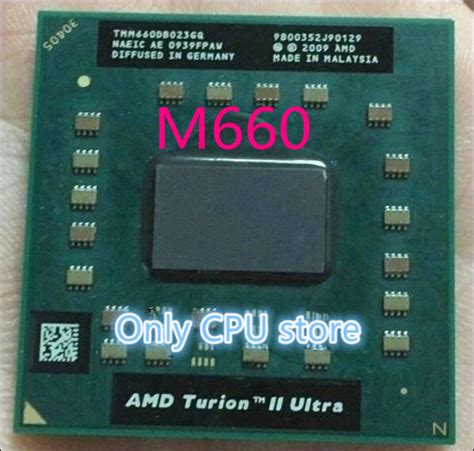 Amd Turion Ii Ultra Dual Core Mobile Tmm660 Tmm660db023gq M660 27g 2m