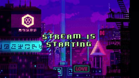 4 Animated Twitch Stream Screens Pixel Theme Starting Soon Etsy