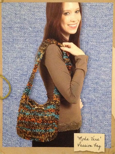 Moda Vera Passion Bag Knitted Handbag Living With Yarn Knit With