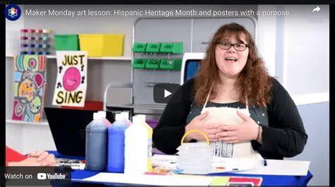 Video Art Lesson Hispanic Heritage Month And Posters With A Purpose