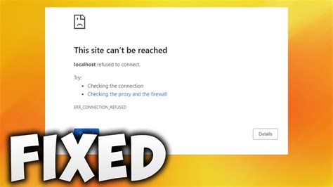 How To Fix Localhost Refused To Connect VSCode Error For Html Chrome