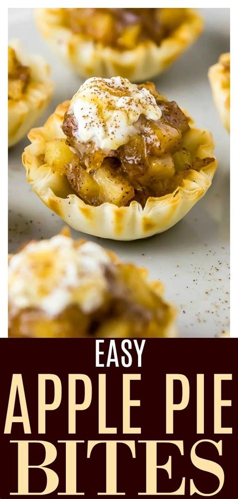 These Easy Apple Pie Bites Are Like Mini Apple Pies Minus The All The Effort Flaky Fillo Cups