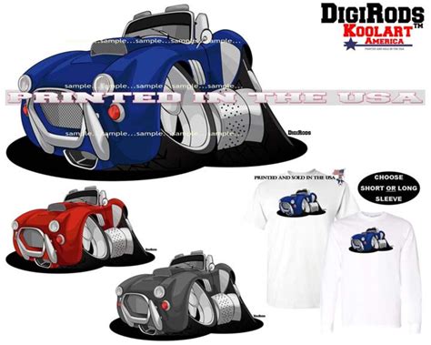 Ac Cobra 427 Dax Kit Car Model Digirods Koolart Cartoon Car Short Or