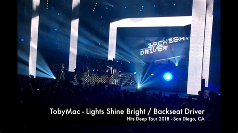 Tobymac Live In San Diego Lights Shine Bright Backseat Driver