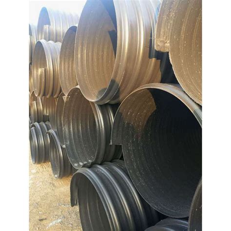 48′′ Hdpe Reinforced Spiral Corrugated Drainage Pipe With Steel Belt