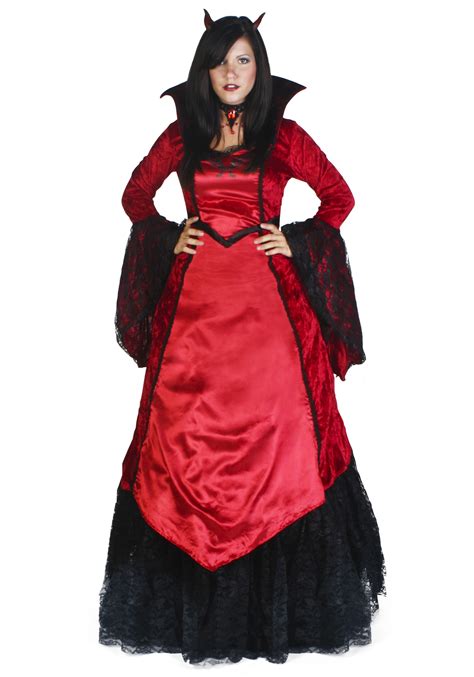 Deluxe Madame Devil Costume Adult Devil Halloween Costumes
