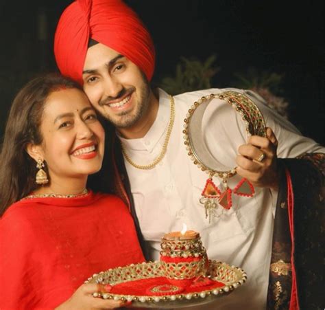 Neha Kakkar Shares Glimpses Of First Karwa Chauth With Husband