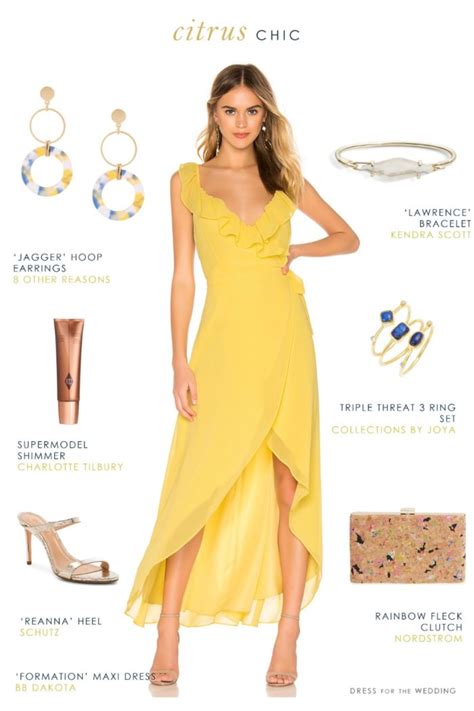 Click through the gallery to shop 18 pieces fit for a variety of ceremonies. Yellow Wrap Maxi Dress to Wear to Spring and Summer ...