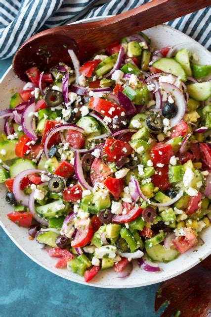 Best Greek Salad With Avocado Cooking Classy