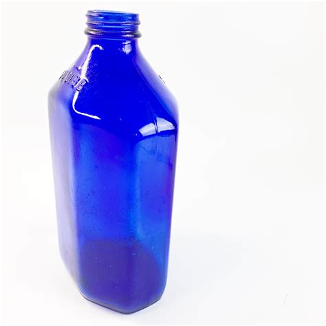 Vintage Squibb Cobalt Blue Glass Medicine Bottle The Stand Alone