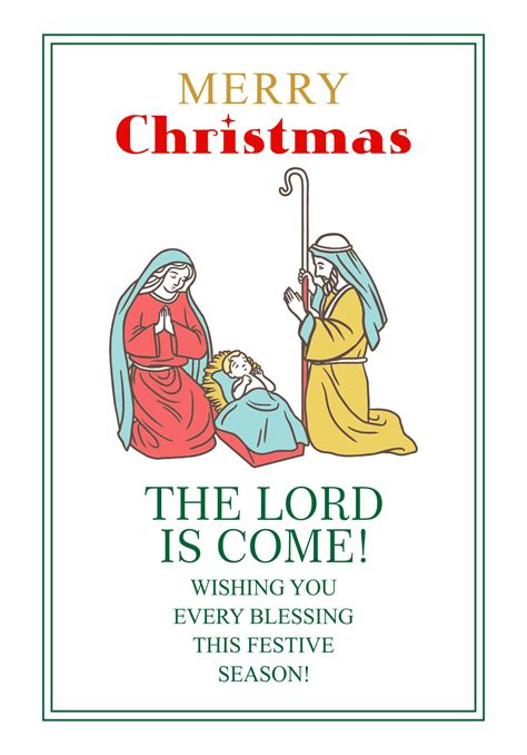Christian Christmas Cards 10 Free Pdf Printables Printablee