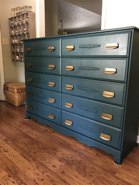 Painted With Magnolia Home Chalk Paint Color Is Weekendteal Color