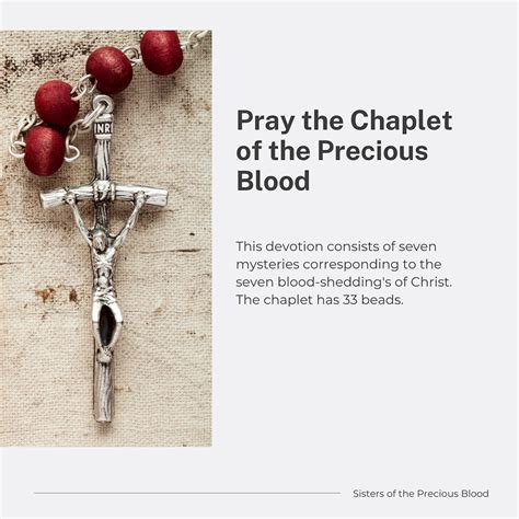 July Is The Month Of The Precious Blood