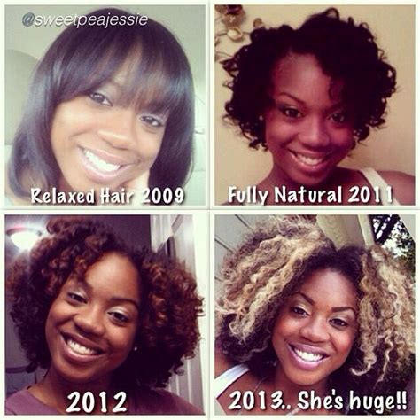 Relaxed To Natural Natural Hair Journey Growth Curly Hair Styles