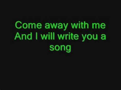 Recording sessions took place at sorcerer sound studio in new york city and allaire studios in shokan, new york. Norah Jones - Come away with me.wmv (lyrics/letras) - YouTube