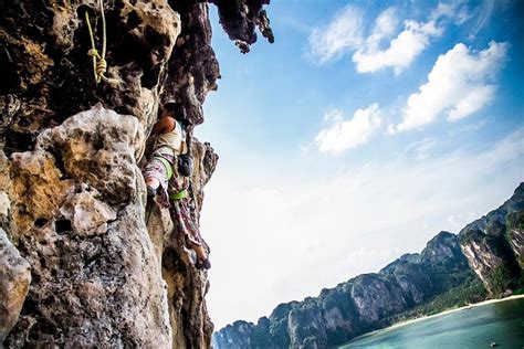 Full Day Rock Climbing Tour Railay Beach Krabi 2024