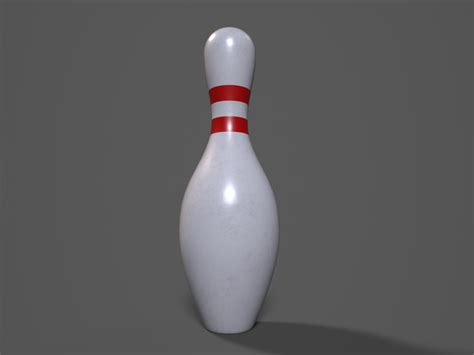 Bowling Pin Pbr 3d Model 3d Models World Riset