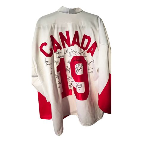 Team Canada 1972 Summit Series Multi Signed Away Jersey 21 Signature